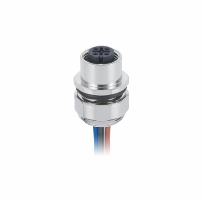 3 Pin M12 Female Panel Mount Connector A Code For Automation Applications