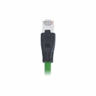 Ethernet Cat 7 RJ45 Patch Cord Green PUR Male Plug For Surveillance Cameras