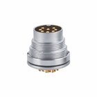 Male 4 Pin M16 Circular Connector Panel Mount Resistor With Solder Cups
