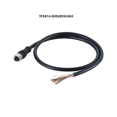 4Pin 2m Sensor Actuator PUR Jacket A Coded Cable M12 Female Connector