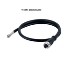 Unshielded 5m 4Pin PUR Jacket Cable A Coded Female M12 Connector