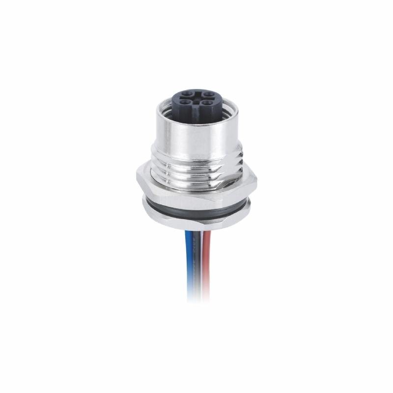 Profibus Stainless M12 Circular Connector B Code PG9 Male Panel IP67