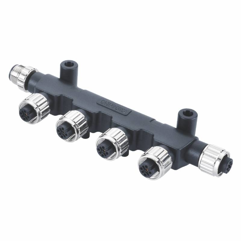 M12 NMEA 2000 Cables 4 Way T Connector 5Pin Unshielded Boat Cordsets