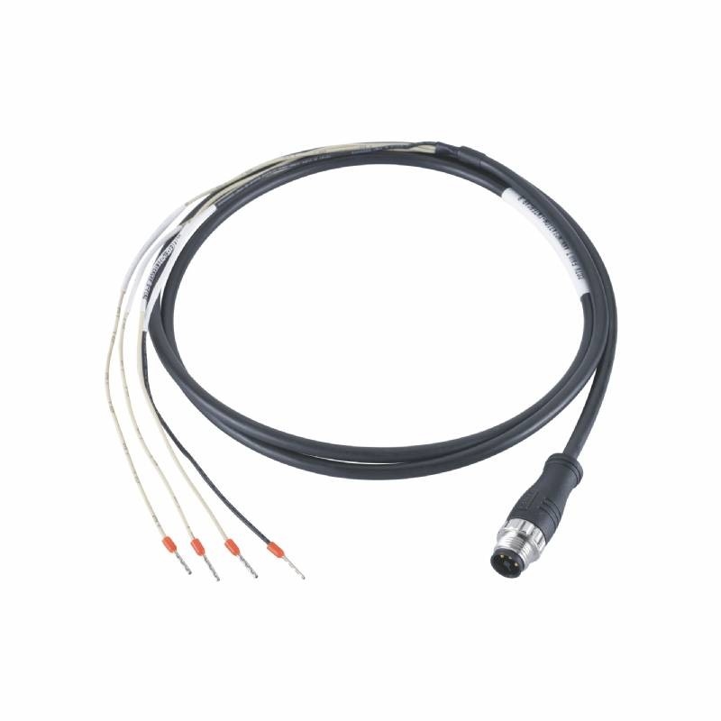 AWG24 Industrial Ethernet Cable EN 45545 T Code 4pin Male LSZH Shielded