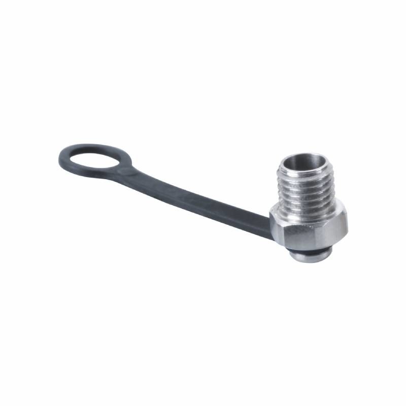 Stainless Cable Glands Accessories M8 Connector Dust Cap Covers With TPU Strap