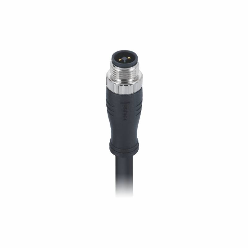 12A 63VAC Sensor Actuator Cable 4 Pin M12×1.0 Screw T Code Shielded For Robotics