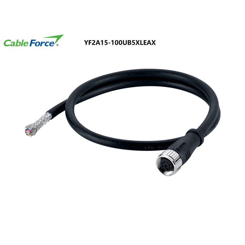 Sensor Actuator M12 Power Cable A Coded Female 5 Pin 10m Unshielded