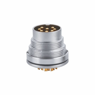 Male 4 Pin M16 Circular Connector Panel Mount Resistor With Solder Cups